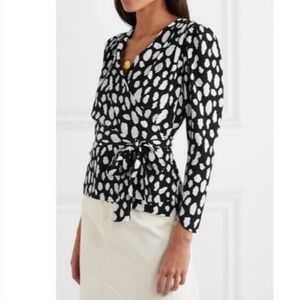 Maje Losimio Wrap Top, 3/L